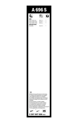 Torkarblad, Fram BOSCH Torkarblad, Fram BOSCH