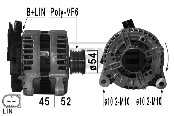 Generator 14V 180A Generator 14V 180A