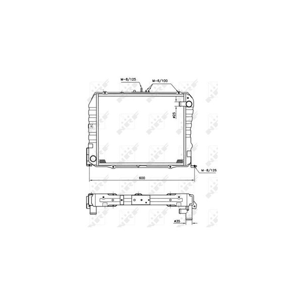 Kylare, motorkylning Nrf 513962 NRF Kylare, motorkylning Nrf 513962 NRF