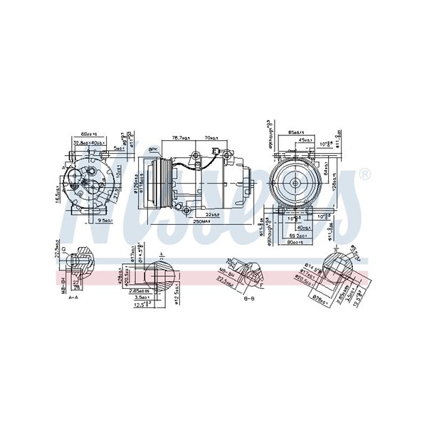 Kompressor, klimatanläggning Nissens 890090 NISSENS Kompressor, klimatanläggning Nissens 890090 NISSENS