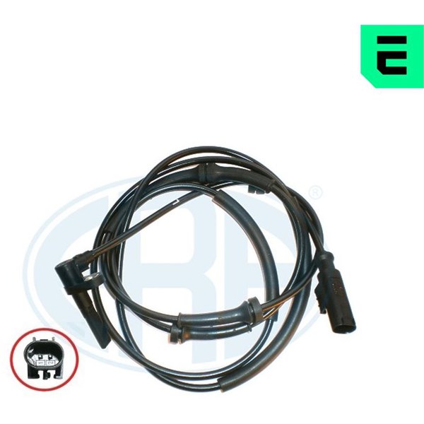 ABS-givare, Sensor, hjulvarvtal, Vänster fram, framaxel vänster E ERA OEM ABS-givare, Sensor, hjulvarvtal, Vänster fram, framaxel vänster E ERA OEM