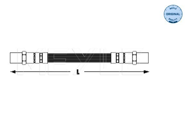 Bromsslang, Framaxel Meyle 014 042 0010 MEYLE Bromsslang, Framaxel Meyle 014 042 0010 MEYLE