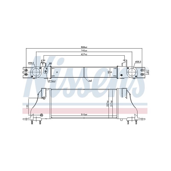 Intercooler Nissens 961251 NISSENS Intercooler Nissens 961251 NISSENS