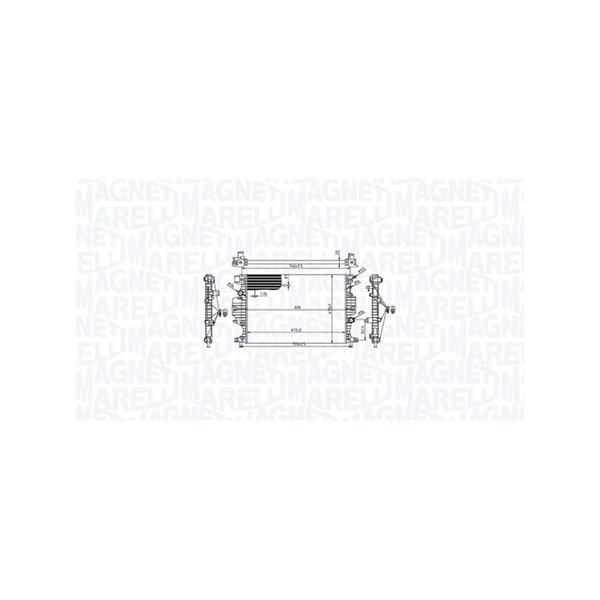 Kylare, motorkylning Magneti marelli 350213215900 MAGNETI MARELLI Kylare, motorkylning Magneti marelli 350213215900 MAGNETI MARELLI