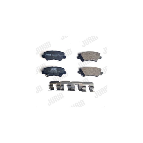 Bromsbeläggsats, Bakaxel Jurid 573811J JURID Bromsbeläggsats, Bakaxel Jurid 573811J JURID
