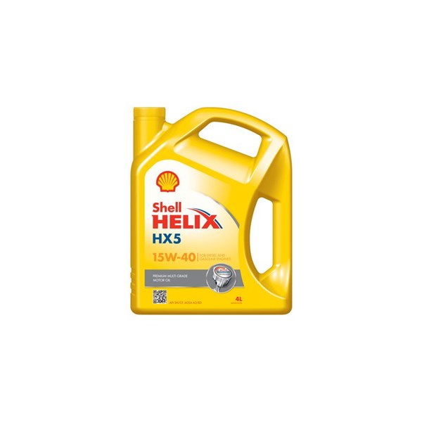 Motorolja SHELL Helix HX5 15W-40, 4L SHELL Motorolja SHELL Helix HX5 15W-40, 4L SHELL
