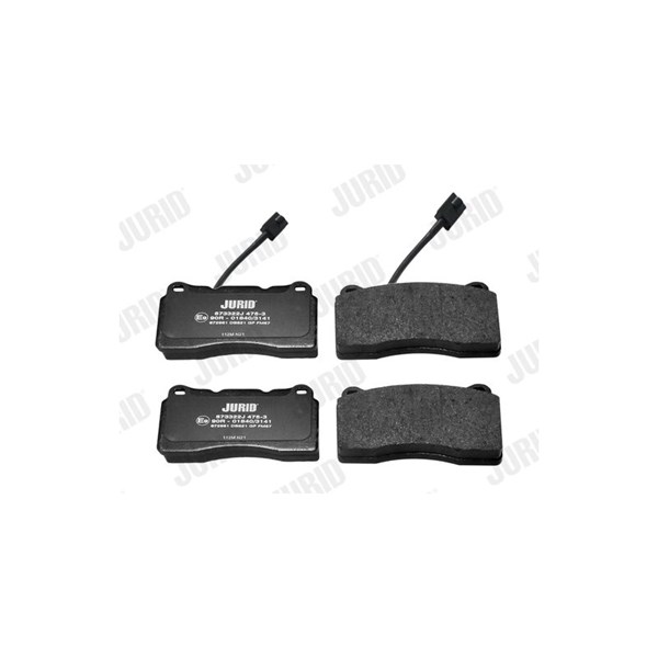 Bromsbeläggsats, Framaxel Jurid 573322J JURID Bromsbeläggsats, Framaxel Jurid 573322J JURID