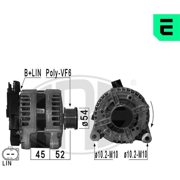 Generator 14V 180A Generator 14V 180A