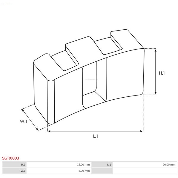 Reparationssats, Startmotor As-pl SGR0003 AS-PL Reparationssats, Startmotor As-pl SGR0003 AS-PL