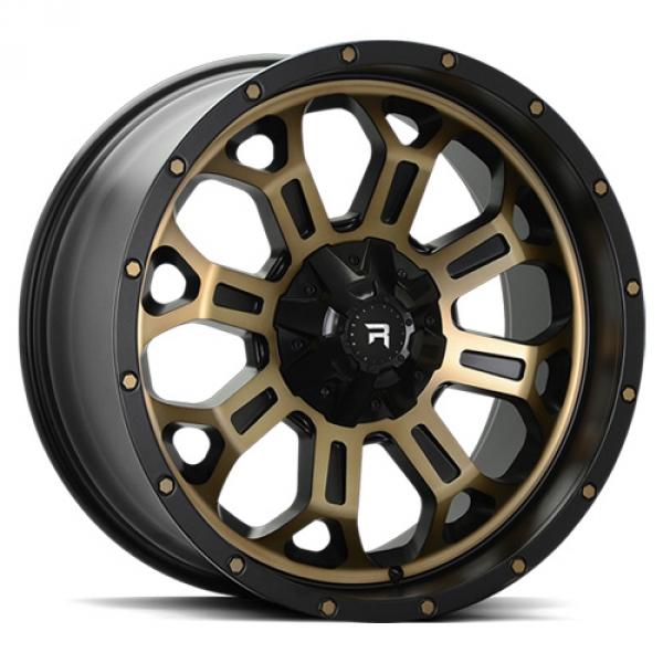 R-Series R12 Polished Bronze & Black R-Series